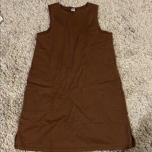 Old Navy Sleeveless Brown Mini Dress
